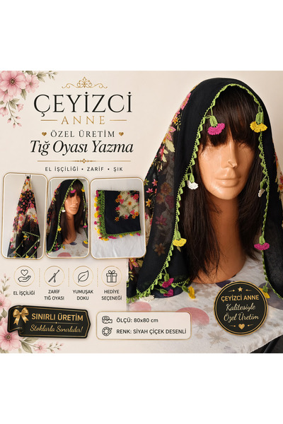 MODA Özel Üretim Tığ Oyası Yazma