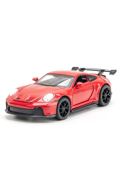 Choice نموذج سيارة 911 GT3 حمراء بمقياس 1:32، سيارات لعبة معدنية مصبوبة، قابل...