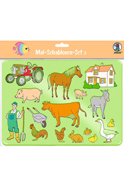 URSUS Set de 6 șabloane - Animale
