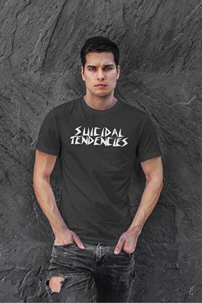 buzagi tasarım ürünleri Suicidal Tendencies Regular Fit Black Unisex T-Shirt