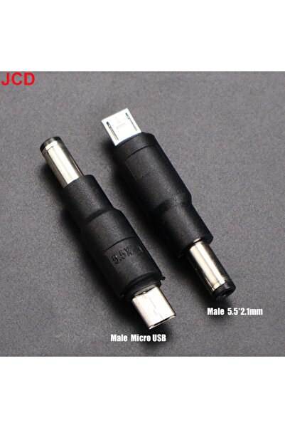 Choice5 قطعتان من محول طاقة USB نوع C / مايكرو USB 2.0 إلى DC 5.5x2.1 ملم، مح...