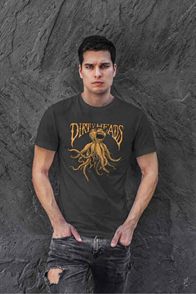 buzagi tasarım ürünleri Dirty Heads Regular Fit Black Unisex T-Shirt