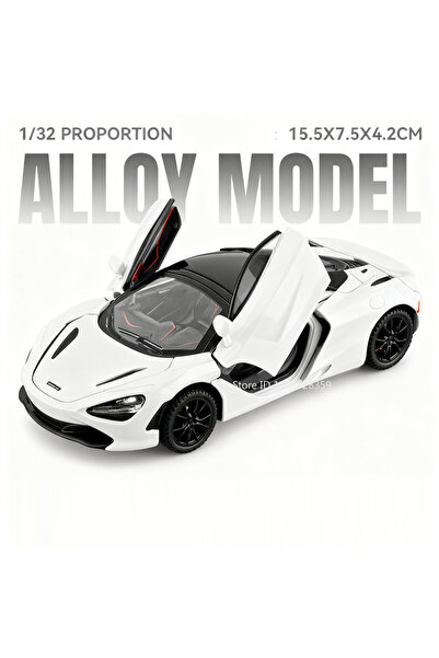 choice2 720S White 1:32 720S Senna Model Toy Sports Cars Alloy Diecast Sound ...