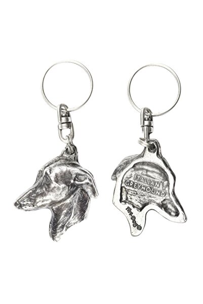 Art - Dog Ogar italian - Pandantiv câine placat cu argint, decorațiune pentru...
