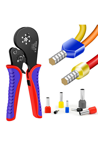 Choice1 HSC8 16-6 HL HSC8 16-6 Ferrule Crimping Tool Tubular Terminal Crimper...