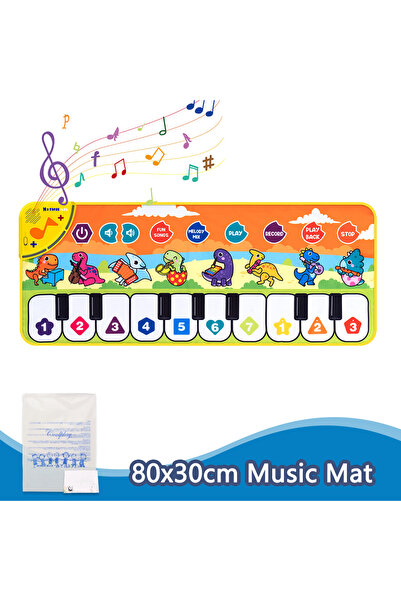 Choice C 80x30cm 80x30cm Kids Music Piano Mat keyboard Dance Mat Toddler Floo...