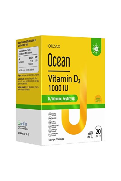 Ocean Vitamin D3 1000 IU Oral Sprey 20 ml