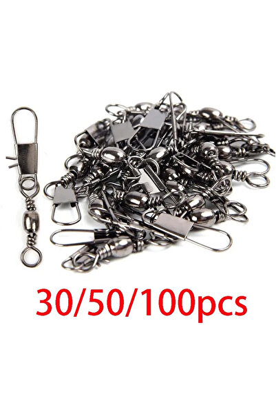 Choice7 50 قطعة مقاس 8-35 مم، 30/50/100 قطعة من أدوات صيد السمك، إكسسوارات خط...