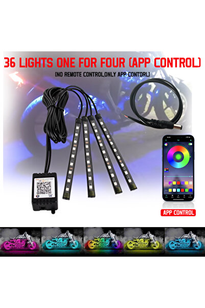 Choice4 36LED APP Led Motorcycle Atmosphere Light Decorative Ambient Light St...