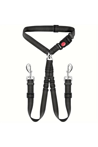 Choice3 46-80CM Black 1Pcs Pet Dog Seat Belt Car Supplies Dog Cat Car Fixed D...