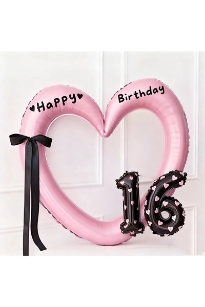 Choice4 other 16 40 inch Heart Hollow Balloon DIY Numbers 11-18 Ballons for K...