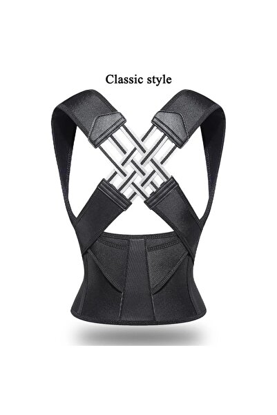 Choice6 مصحح وضعية الظهر XXL أسود للنساء، قابل للتنفس، لتصحيح وضعية الظهر، مت...