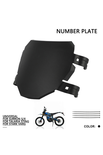 Choice Universal Number Plate Front License Registration Plate For Surron S X...