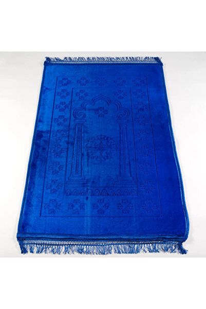 Hayrat Neşriyat Covoraș de rugăciune din pluș Saks Blue (80x120 cm.)