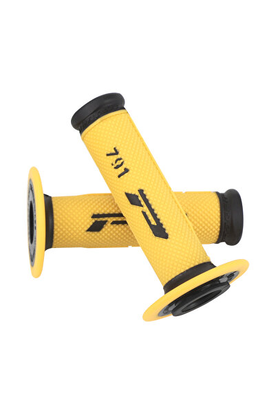 Choice15 yellow-bk 7/8 "22 24mm Motorcycle Grips Handle Bar For KTM YAMAHA Un...