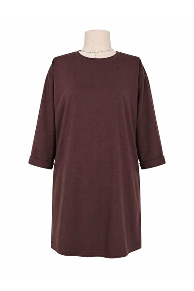 Nacar Moda Women's Lycra Solid Color Short Sleeve Comfortable Cut over Size T...