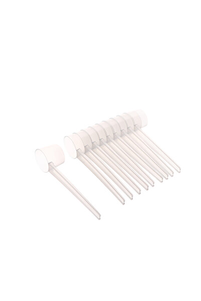 Choice WHITE 10Pcs 5g Measuring Spoons Coffee Protein Milk Powder Scoop Home ...