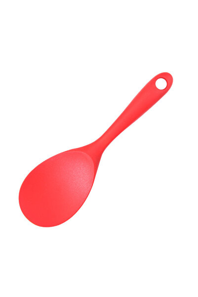 Choice Red 1pc Integrated Silicone Rice Spoon, Non-Stick Rice Scoop, Heat-Res...