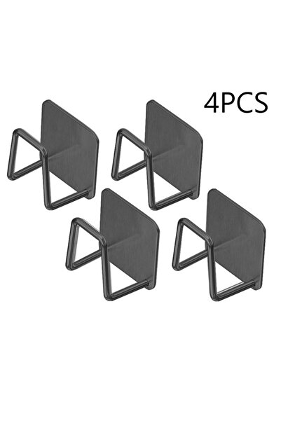 Choice Black New 4PCS Kitchen Storage Rack Wall Mounted Pot Cover Rack Cabine...