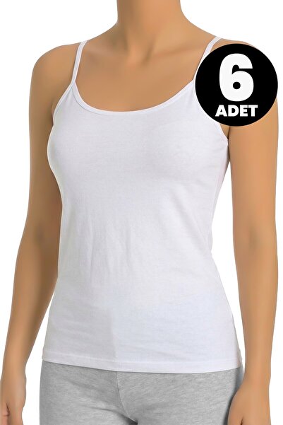 Öts Σετ 6 τεμαχίων γυναικεία εσώρουχα με λουράκια (96% βαμβάκι - 4% ελαστάνη)