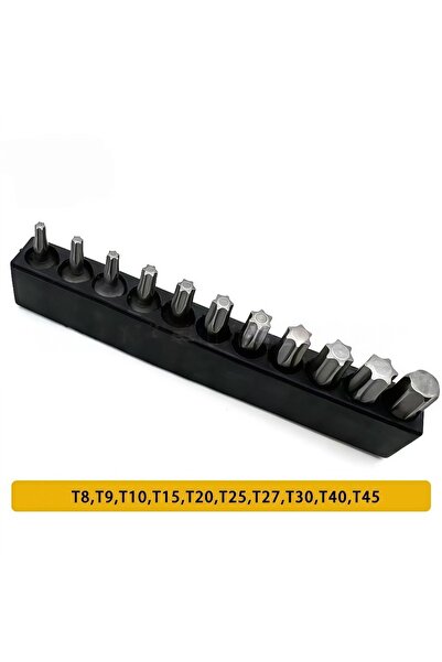 Choice4 CR-V TORX 8-45 1/4 S2/CR-V Screwdriver Bit Set 25mm Cross Hexagonal T...