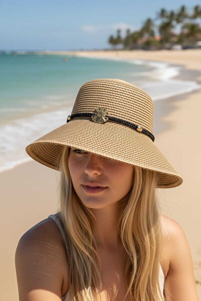 Aware Time Ψάθινο καπέλο μισού φεγγαριού