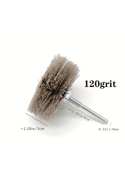 Choice 120Grit Nylon Polished Flower Head Grinding Mahogany Furniture Wood Ca...