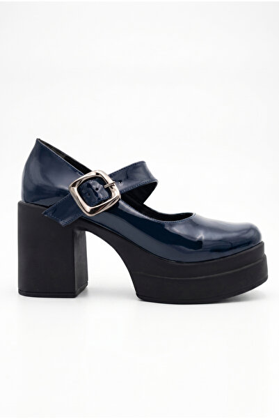 Shoesers Γυναικεία ψηλοτάκουνα παπούτσια μπαλαρίνας με κομψή πόρπη, ελαστική ...