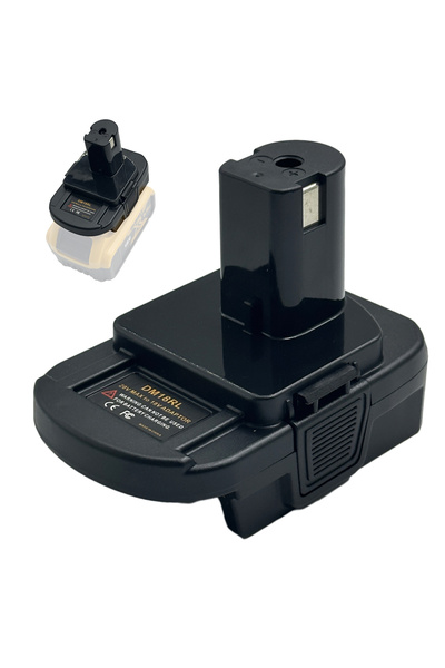 Choice محول DM18RL متوافق مع أدوات Ryobi 18V، مناسب لـ Mil-Waukee M-18 18V وD...