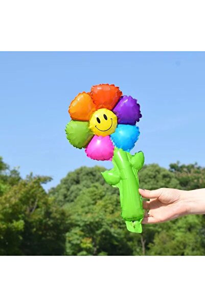 Choice - Colour 10PCS 10/20 pieces of smiling Daisy aluminum foil balloons ar...