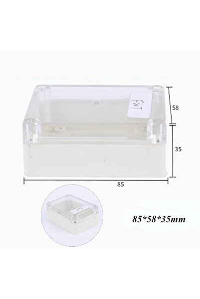Choice 85-58-35mm Waterproof Plastic Junction Box Transparent Cover Enclosure...