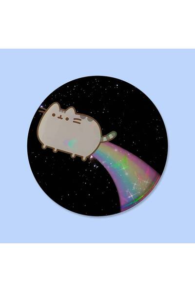 Choice40 bilibili z7 25x25mm شارات ودبابيس زينة دائرية لطيفة بتصميم P-Pusheen...