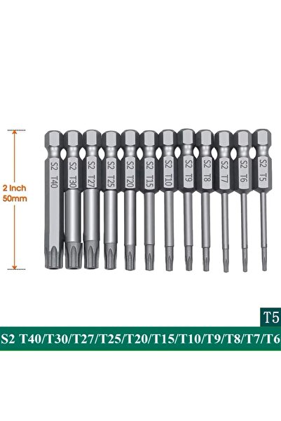 Choice1 50mm 12Pcs 11/12Pcs Torx Screwdriver Bits With Hole 50/100mm Extended...
