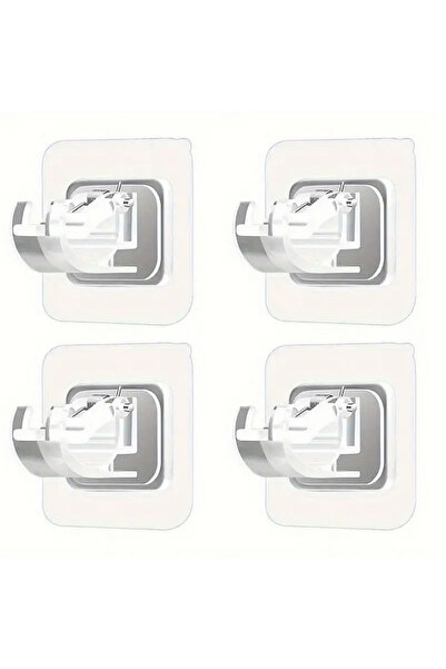 choice2 4pcs Self Adhesive Curtain Rod Holder,Adjustable Rod Bracket, Curtain...