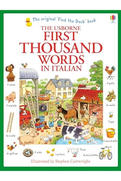 Usborne أول ألف كلمة باللغة الإيطالية