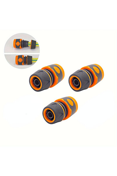 choice2 3-pcs 3/5/6-Pack 1/2" Car Wash Hose Connectors - Heavy Duty Quick Dis...