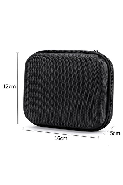 choice2 16-12-5cm New Hard Shell EVA Storage Box Mini Portable Zipper Earphon...