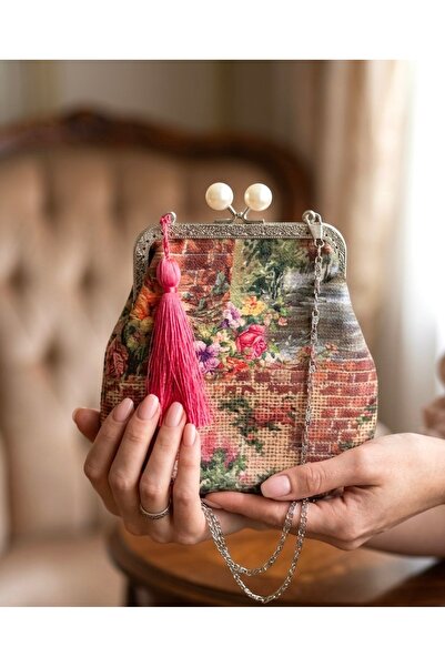 Home 18x18 cm ölçülerinde Dokuma Keten Vintage Baskılı Desen Dekupaj %100 El ...