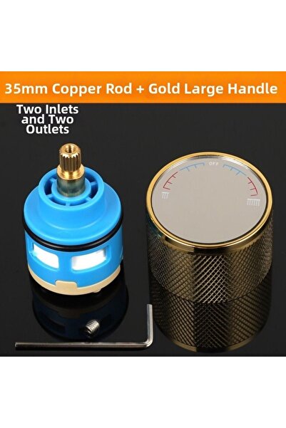 Choice Handwheel Valve Core 35mm Size Faucet Valve Core 2 Way Watersaving Rep...