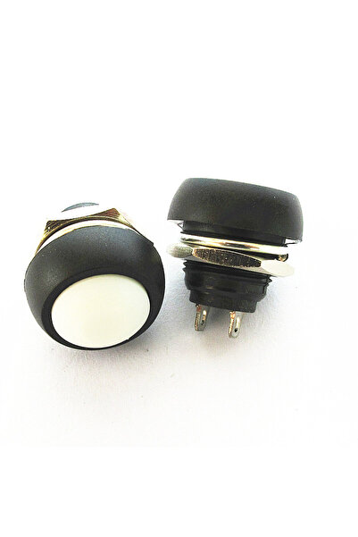 choice2 White 6PCS Small Button Switch Waterproof Switch Self-reset PBS-33B 1...