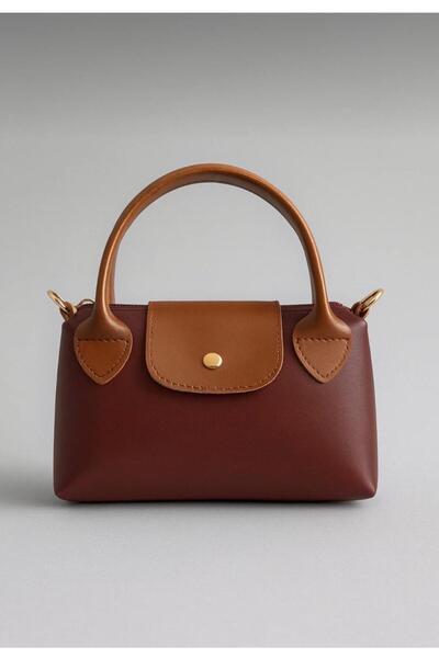 bag Women's Mini Burgundy Hand and Shoulder Bag