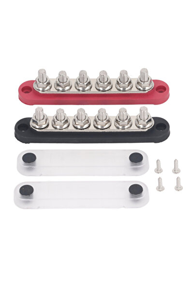 Choice Bus Bar Power Distribution Terminal Block M8 Copper Plate Stainless St...