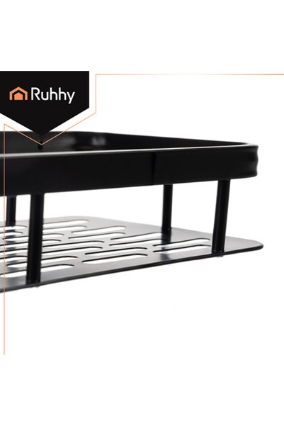 Ruhhy Set de 2 rafturi pentru baie sau bucătărie 23170
