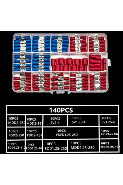 choice2 140pcs(no plier) Multi-Function 4-in-1 Electric Crimping Plier Kit Wi...