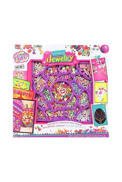 4İ Oyuncak Fashion Jewelry Lettered Beaded Jewelry Design Hobby Set