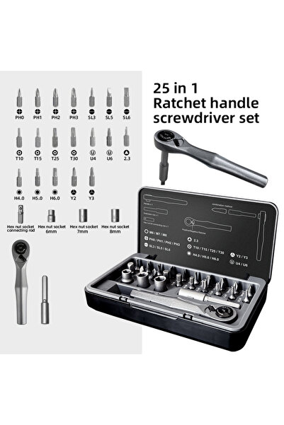 Choice1 25 in 1 Galacok 40 in 1 Magnetic Ratchet Screwdriver Set, Multi-funct...
