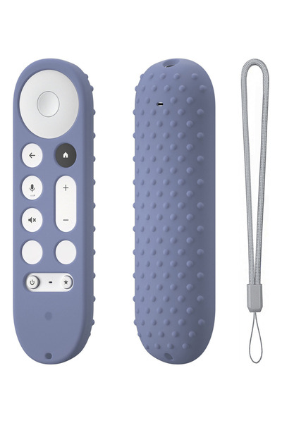 Choice5 Incense ash Google Silicone Remote Cover for Google TV Streaming 4K T...