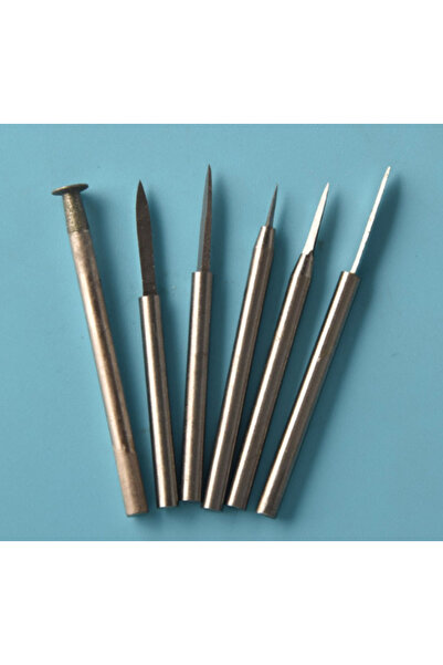 Choice 3mm Shank 6Pc Wood Carving Drill Bits 2.35/3.0mm For Rotary Tool Engra...