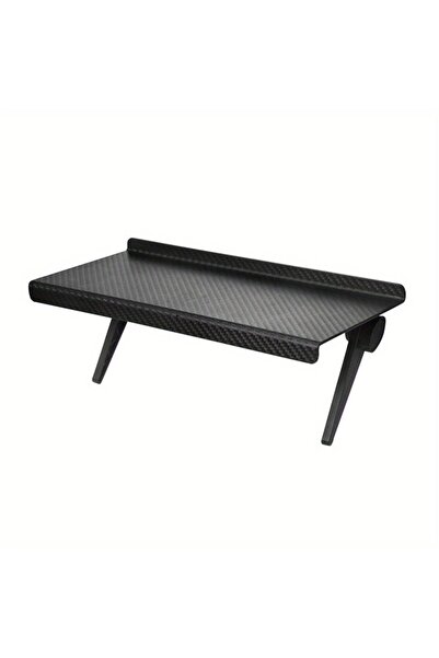 Choice black TV Screen Top Storage Shelf Adjustable Monitor Storage Rack Comp...