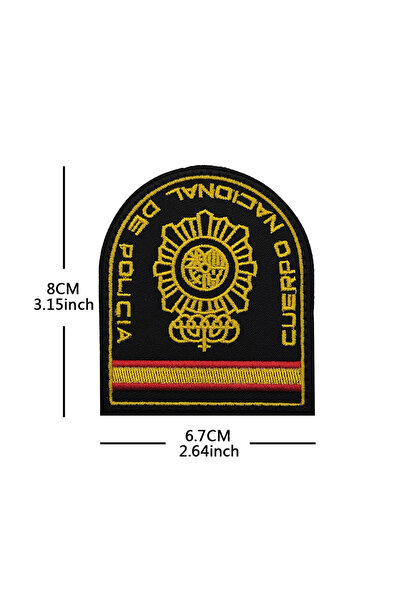 Choice1 2 Embroidered Spain Armband Fabric Patch Magic Sticker INFANTERÍA DE ...